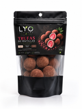 FRUTILLA LIOFILIZADA ENVUELTAS EN 3 CAPAS DE CHOCOLATE. 100 g.