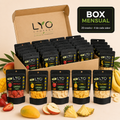 📦🍓 BOX Mensual Fruta Liofilizada  - Snacks Saludable - LYO 🍍🥭🍏🍌 X20u