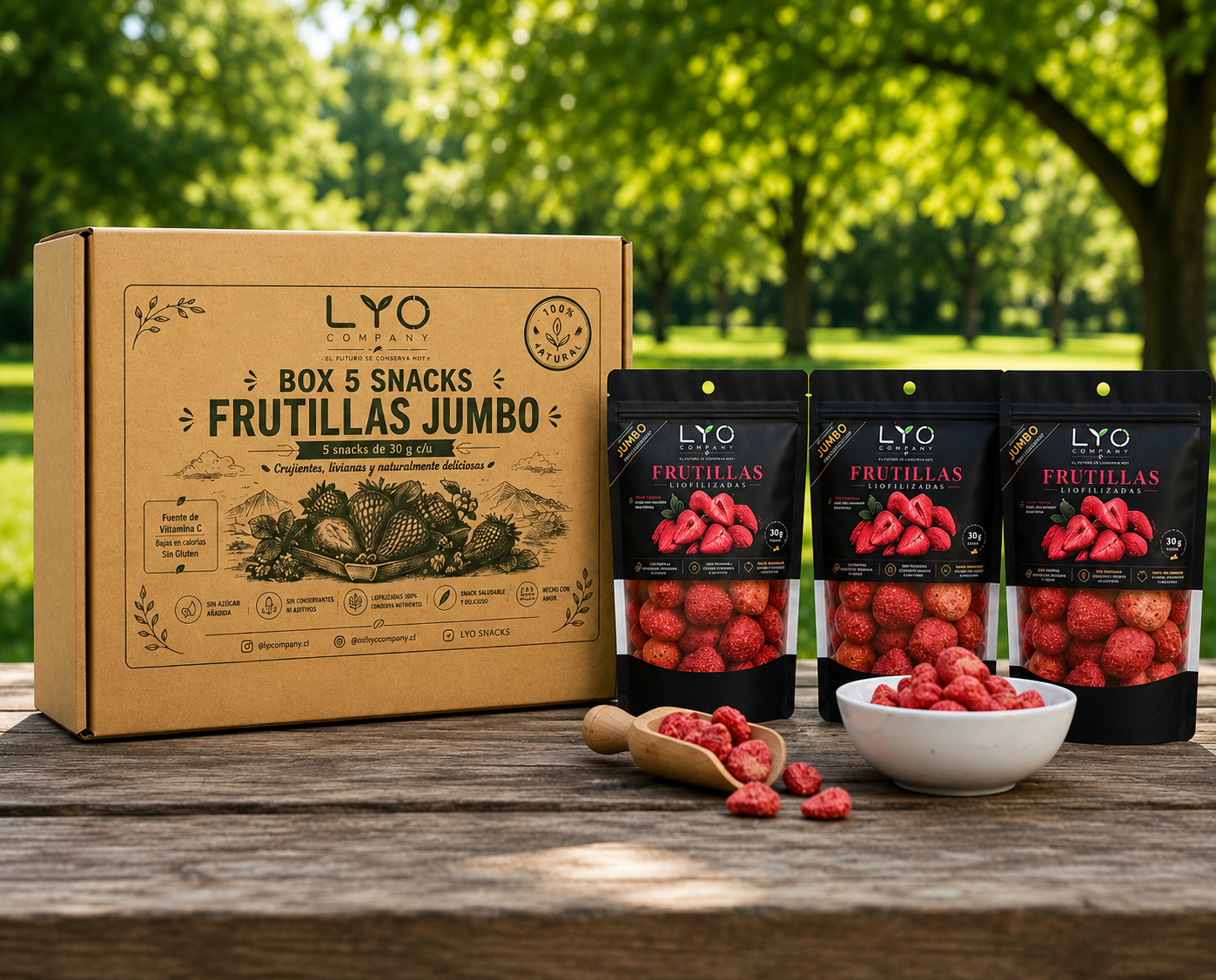 🍓LYO JUMBO BOX - FRUTILLA LIOFILIZADA 150GRS
