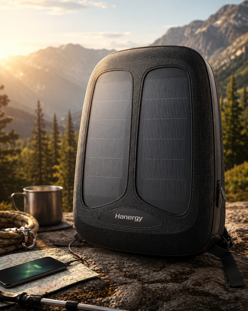PACK MOCHILA SOLAR CON BATERIA INTEGRADA + 9 SNACKS DE REGALO