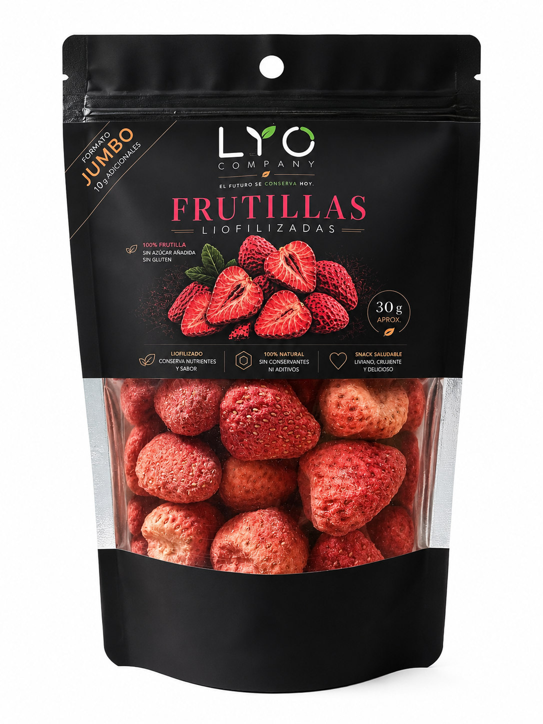 🍓LYO JUMBO BOX - FRUTILLA LIOFILIZADA 150GRS