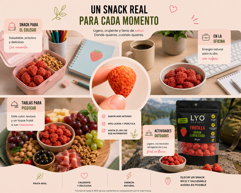 🍓 Frutilla Liofilizada LYO Company – 20 g