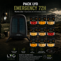 PACK MOCHILA SOLAR CON BATERIA INTEGRADA + 9 SNACKS DE REGALO
